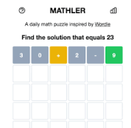 Mathler: The Ultimate Crossword Puzzle Game of the Year 2023